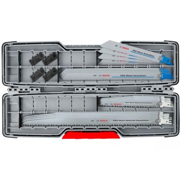 Bosch  PRO Tough Box Demolition - Set panze fierastrau sabie mixt - mm - dinti/inch dantura mixta 16 bucati