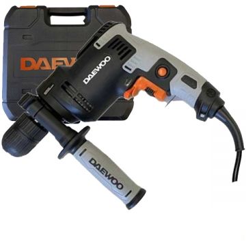 Daewoo  DAID550L - Masina de gaurit cu percutie 550 W mandrina cu cheie 13 mm valiza plastic accesorii