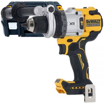 Dewalt  DCD1007NT - Masina de gaurit si insurubat cu percutie fara acumulatori si incarcator Li-Ion 18 V - Ah 169 Nm motor fara perii led iluminare valiza speciala