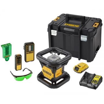 DeWalt  DCE079D1G - Nivela laser rotativa 76 m +/-0.5 mm/m - rot/min receptor proiectie verticala valiza speciala