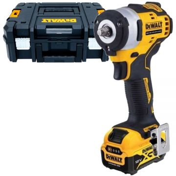 Dewalt  DCF903P1 - Masina de insurubat cu impact cu 1 acumulator Li-Ion 12 V 5 Ah patrat 3/8 inch 339 Nm - valiza speciala