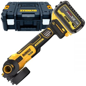 Dewalt  DCG409VST1 - Polizor unghiular cu 1 acumulator Li-Ion 18 V 6 Ah 125 mm valiza speciala