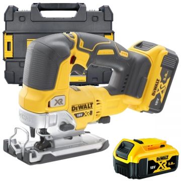 Dewalt  DCS334P2 - Fierastrau pendular cu 2 acumulatori Li-Ion 18 V 5 Ah valiza speciala