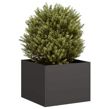 Gossi jardiniera negru 40x40x30 cm otel