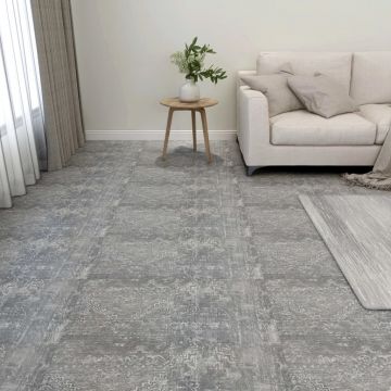 Gossi placi de pardoseala autoadezive 20 buc. gri beton 1,86 m2 pvc
