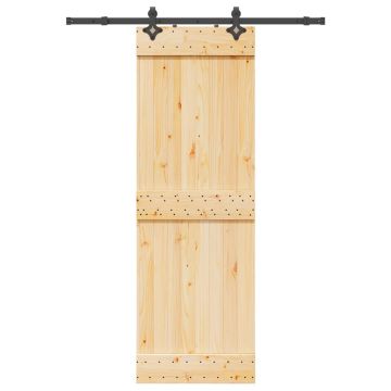 Gossi usa glisanta cu set de feronerie 70x210 cm, lemn masiv de pin
