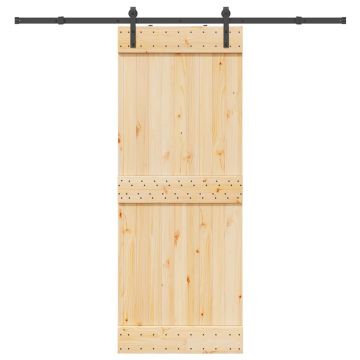 Gossi usa glisanta cu set de feronerie 80x210 cm, lemn masiv de pin