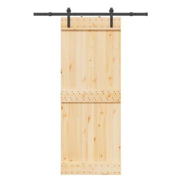 Gossi usa glisanta cu set de feronerie 80x210 cm, lemn masiv de pin