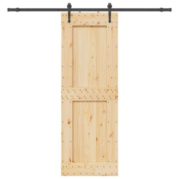 Gossi usa glisanta cu set de feronerie 80x210 cm, lemn masiv de pin