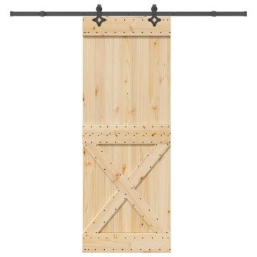 Gossi usa glisanta cu set de feronerie 85x210 cm, lemn masiv de pin