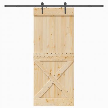 Gossi usa glisanta cu set de feronerie 95x210 cm, lemn masiv de pin