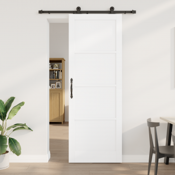 Gossi usa glisanta cu set de hardware 'orkdal'alb lemn masiv pin