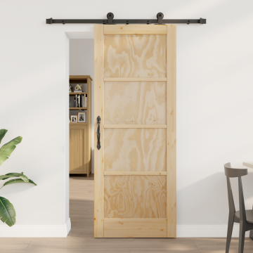 Gossi usa glisanta cu set de usa 'orkdal'din lemn masiv de pin