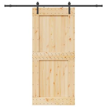 Gossi usa glisanta cu set feronerie, 100x210 cm, lemn masiv de pin