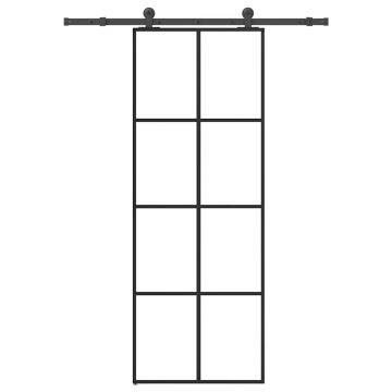 Gossi usa glisanta cu set feronerie, 76x205 cm, sticla esg/aluminiu