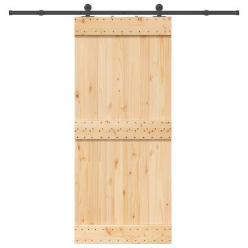 Gossi usa glisanta cu set feronerie, 90x210 cm, lemn masiv de pin