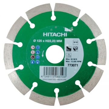 HiKOKI  773071 - Disc diamantat de taiere segmentat 125x22.2x- mm taiere uscata