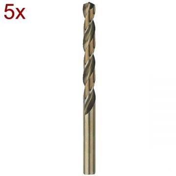 HiKOKI  780639 - Set burghie metal HSS-CO 8.3  mm tija cilindrica 5  bucati