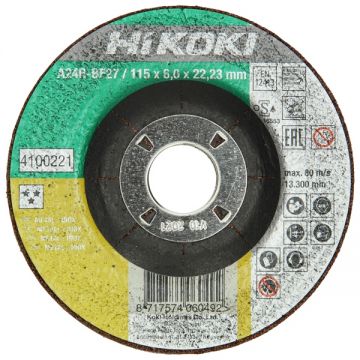 HiKOKI  A24R-BF27 - Disc polizare inox 115x22.2x6  mm
