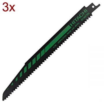 HiKOKI  RD50B - Set panze fierastrau sabie bimetal 225 mm 6 dinti/inch dantura standard 3 bucati