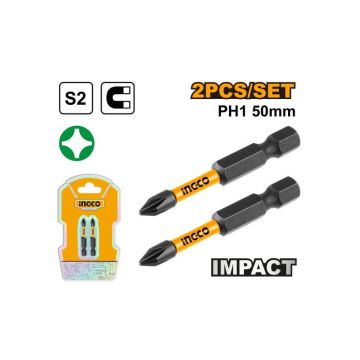 INGCO Impact bit punct PH1 x 50 mm (2 buc)