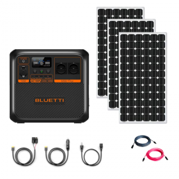 Kit generator solar portabil Bluetti AC180P 1800W 1440Wh + panou rigid 3 x 115W