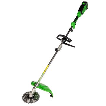 Motocoasa (Trimmer) Electric Micul Fermier MF-MX1010, 20V, 2 Acumulatori 4Ah, Maner Simplu, Motor fara Perii