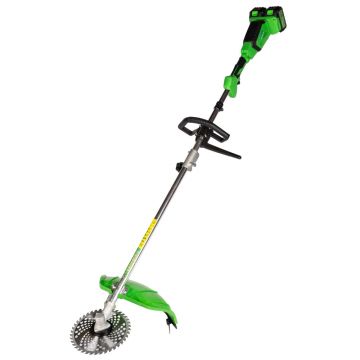 Motocoasa (Trimmer) Electric Micul Fermier MF-MX1012, 2x20V, 2 Acumulatori 4Ah, Maner Simplu, Motor fara Perii