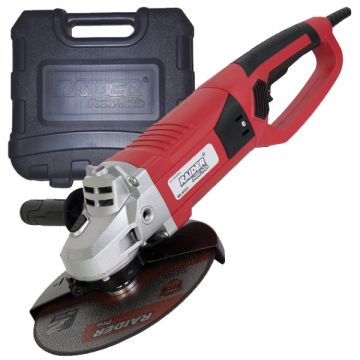 Raider  RD-AG55 - Polizor unghiular 2350 W 230 mm valiza plastic