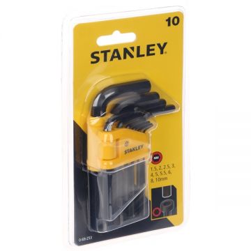 Stanley  0-69-253 - Set imbusuri 1.5-10 mm 10 bucati