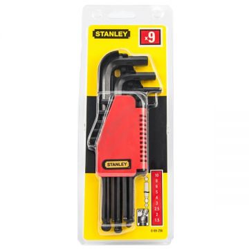 Stanley  0-69-256 - Set imbusuri 1.5-10 mm 9 bucati cap sferic