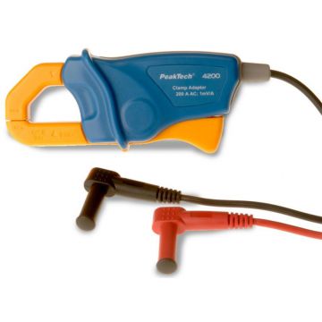 Adaptor cleste ampermetric Peaktech P_4200, pentru multimetru, 200 A ac