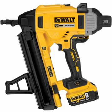 Ciocan de batut cuie in beton Dewalt DCN890P2, cu 2 acumulatori Li-Ion 18 V/5.0 Ah, cuie 2.6 - 3.7 / 13-57 mm