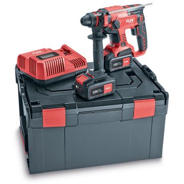Ciocan rotopercutor Flex CHE 18.0-EC/5.0 SET, SDS Plus, 18 V, 5.0 Ah,  Li-Ion, 1.7 J, 0-1400 rpm