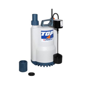Electropompa submersibila de drenaj Pedrollo TOP4 - GM particule max. 10 mm, putere 0.75 kW, debit max. 320 l/min la H=3 m, inaltime refulare maxima 12.5 m