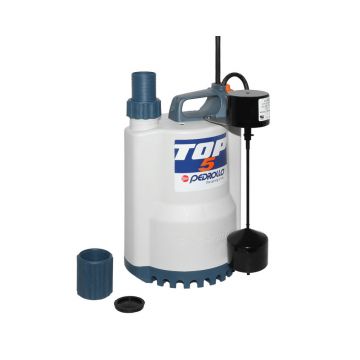 Electropompa submersibila de drenaj Pedrollo TOP5 - GM, particule max. 10 mm, putere 0.92 kW, debit max. 360 l/min la H=2.5, inaltime refulare maxima 15 m