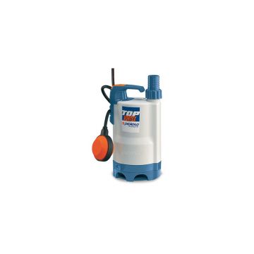 Electropompa submersibila de drenaj pentru ape murdare Pedrollo TOP2-VORTEX, particule max. 25 mm, putere 0.37 kW, debit max. 180 l/min, inaltime refulare maxima 6.5 m