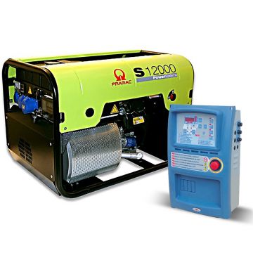 Generator de curent pe benzina PRAMAC S12000_CONN_DPP_AVR_AMF, portabil, monofazat, 11.9 kVA, panou de automatizare