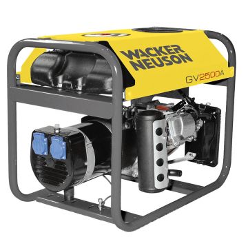Generator de curent pe benzina Wacker Neuson GV2500A, portabil, monofazat, 2.1 kW Generator de curent pe benzina Wacker Neuson GV2500A, portabil, monofazat, 2.1 kW