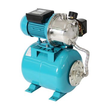 Hidrofor cu pompa autoamorsanta Wasserkonig WKXE8-44/19H, inox, putere 900 W, debit 3000 l/h, inaltime refulare 44 m, vas de expansiune 19 litri
