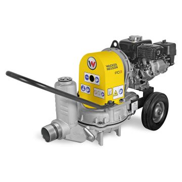 Motopompa cu diafragma Wacker PDI 3A(I), pentru ape murdare, motor Honda GX120, debit maxim 19.98mc/ora, inaltime maxima de refulare 7.6 m, pornire la sfoara
