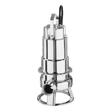Pompa submersibila inox pentru ape murdare Ebara DWVOX150MA, 230 V, debit 30000 l/h, inaltime refulare 10.2 m, particule max 50 mm