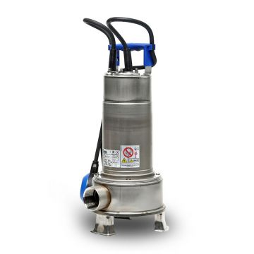 Pompa submersibila inox pentru ape murdare Ebara RIGHT75MA, 230 V, debit 14400 l/h, inaltime refulare 8.8 m, particule max 35 mm