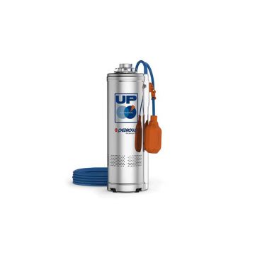 Pompa submersibila multietajata din inox pentru ape curate Pedrollo UPm2/4-GE_1.0, debit max. 4800 l/h , inaltime max. refulare 63 m, cu plutitor