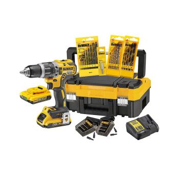 Set DCK796D2T masina de gaurit si insurubat cu percutie DCD796, TSTAK
