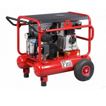 Compresor de aer cu ulei, monofazat, cu doi cilindri dispusi in V, Fini WARRIOR VKM362M, 2.2 kW, 10 bar, 310 l/min, cu butelie de 18 l