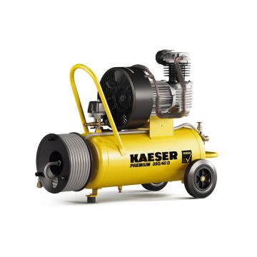 Compresor de aer Kaeser PREMIUM 350/40 D, 40 L, 1,7 KW, 10 bar, 350 l/min, furtun 15 m