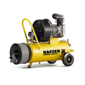 Compresor de aer Kaeser PREMIUM 350/40 W, 40 L, 1,9 KW, 10 bar, 350 l/min, furtun 15 m
