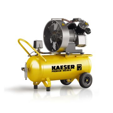 Compresor de aer Kaeser PREMIUM 660/90 D, 90 L, 3,0 KW, 10 bar, 660 l/min
