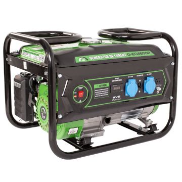 Generator de curent pe benzina Greenfield G-EC4600P, portabil, monofazat, 3.3 kVA, bobinaj alternator cupru